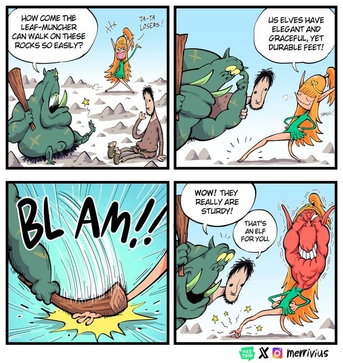 Merrivius Elf Comics