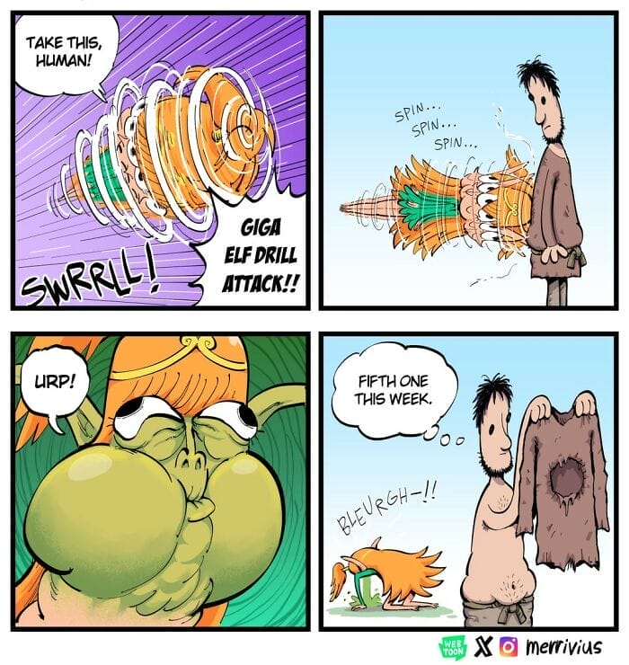 Merrivius Elf Comics