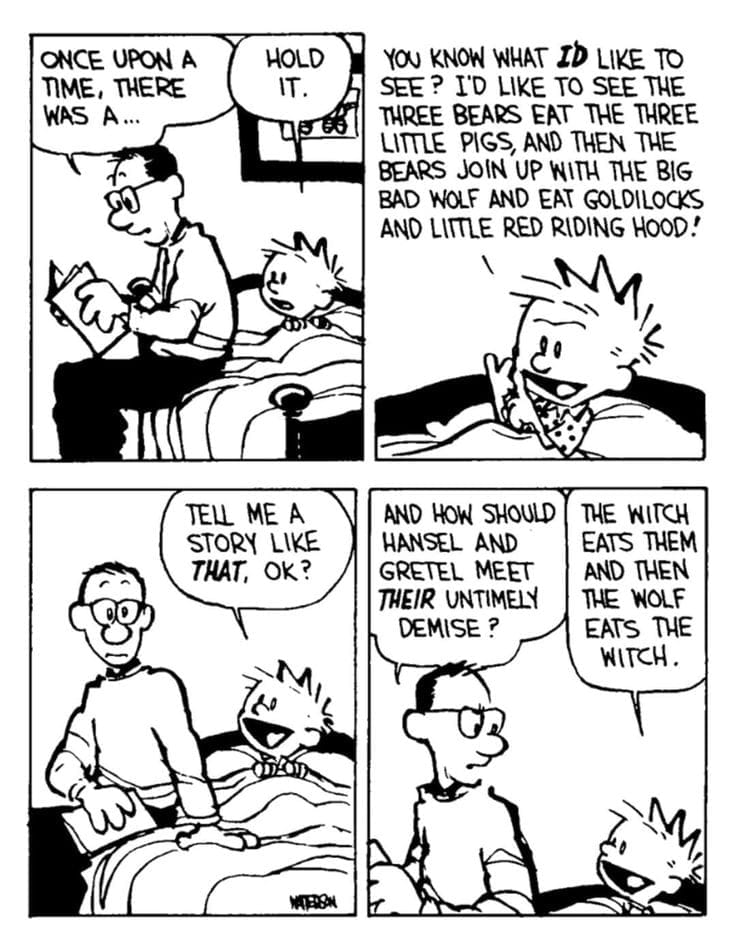 Calvin and Hobbes Cartoons